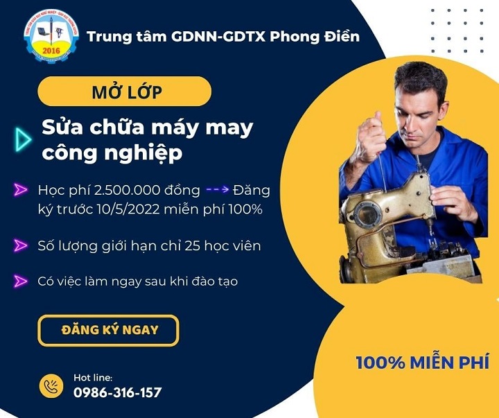 Một số chương trình đạo tạo được tổ chức tại trung tâm